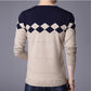 Sweater Men Casual Pullover Men Autumn Slim Fit Long Sleeve Shirt Men Sweaters Knitted Cashmere Wool