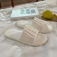 Japanese Sandals and Slippers Ins Non-slip Bathroom Bath Indoor Household Women's Slippers Fashionable Pleated Design Flip Flops