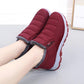 Autumn and Winter Women Plus Velvet Thick Warm Sports Shoes Non-slip Solid Color High-top Sneakers Middle-aged and Elderly Mothers Boots