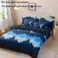 Four-piece Bed Sheet Cover Non-slip Quilt Cover Bed Sheet Pillowcase Set Home Bedding Simple Style