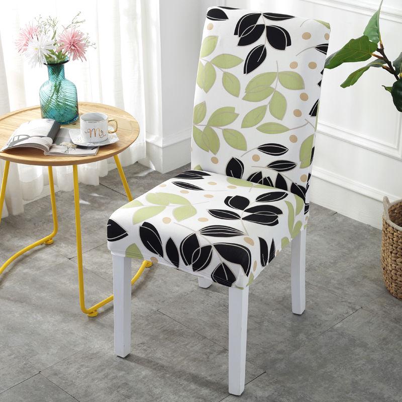 Printing Chair Covers Spandex For Wedding Dining Room Office Banquet Stretch Elastic chair cover