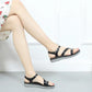 Sandals Women's Summer Flat Bottom Fashion All-match Mid-heel Platform Sandals and Slippers Outside Wear Non-slip Beach Jelly Shoes Sandals