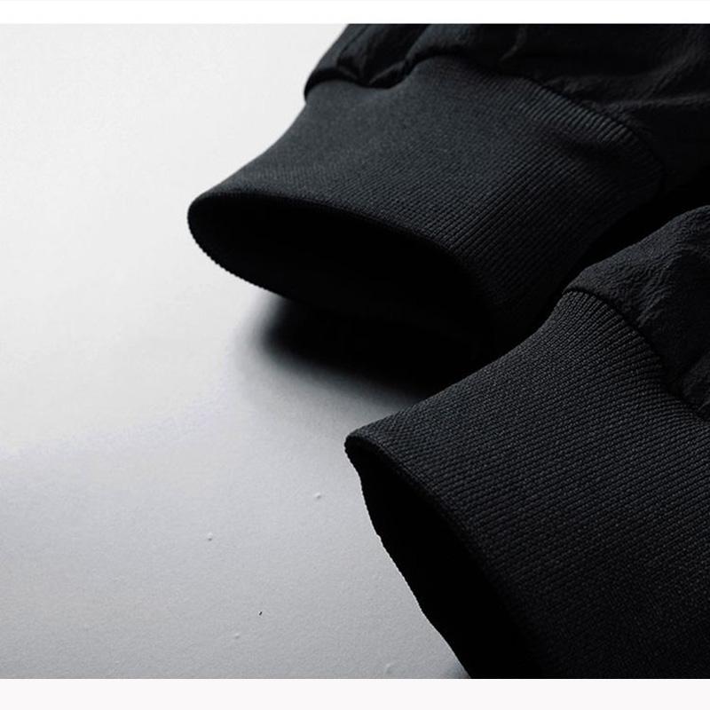 Men's Casual Trousers Spring and Autumn Thin Section Loose Sports Harem Pants Elastic Nine Strappy Overalls Trousers