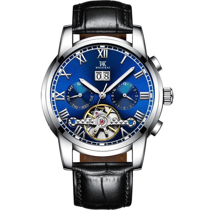 Automatic Watch Men Skeleton Tourbillon Mechanical Watch Sport Waterproof Automatic Watch Clock Man