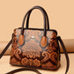 Elegant Ladies Bag Shoulder Messenger Bag Fashion Large Capacity Handheld Leather Texture Shopping Bag