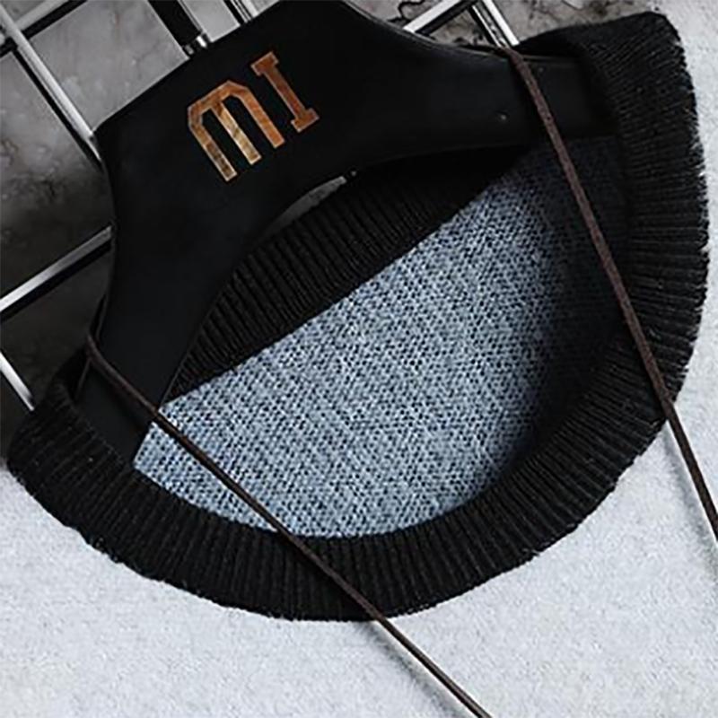 Men's Sweatshirts Trend Round Neck Sweater Casual Youth Stitching Sweater Autumn and Winter