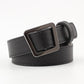 Belts Women Leather Imitation Paint Surface Alloy Buckle