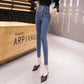 Fashion Slim High Waist Women Jeanssolid Casual Skinny Denim Pencil Jeans Butt Lift Pants