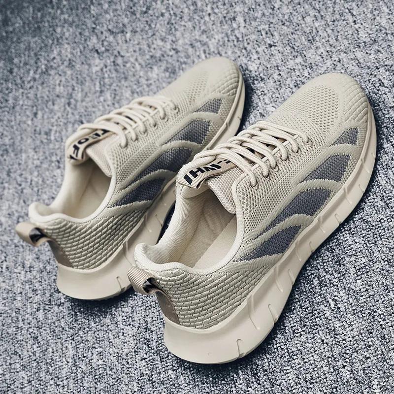 2021 New Summer Men's Shoes Trend Sports Running Shoes Men's Casual Mesh Shoes