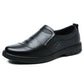 Men's Business Shoes Casual Real Cowhide Shoes Spring and Autumn Middle-aged Dad Shoes Men's Shoes Peas Shoes Lazy Pedal Shoes