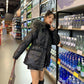 Down Jacket Winter Coat Coat Fur Collar Women Long Thick Warm Hooded Women's Leather Coat