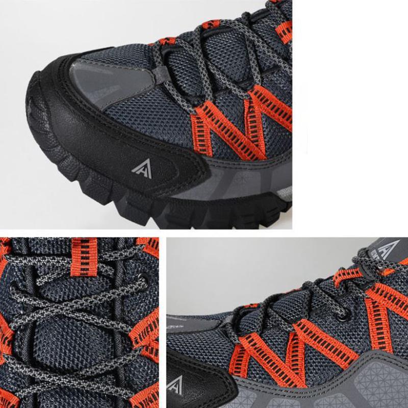 Outdoor Hiking Shoes Men's Lightweight Sports Hiking Shoes Non-slip Waterproof Wear-resistant Large Size Sports Shoes