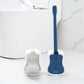 Bathroom Toilet Cleaning Tools Silicone Toilet Brush with Toilet Brush Holder Creative Cleaning Brush Set Cleaning Tools