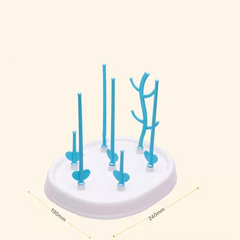 Baby Bottle Dryer Rack Simple Tree Shape Cleaning Drying Rack Shelf Kitchen Feeding Holder Tool