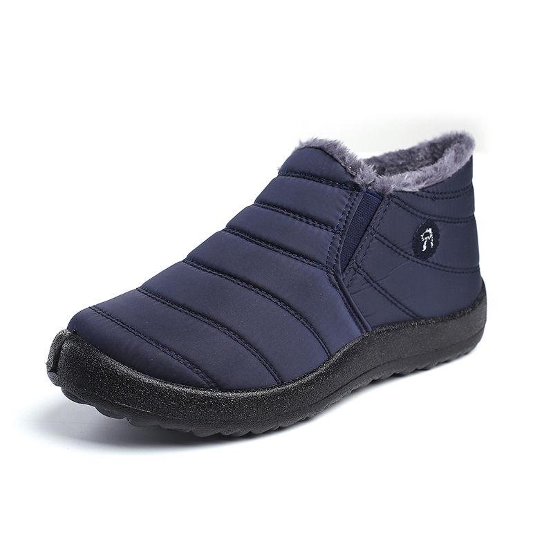 Winter Men's Waterproof Cotton Shoes Old Beijing Cloth Shoes Men's Shoes Plush Warm Casual Shoes