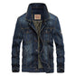 Mens Denim Jacket Autumn Fashion Men's Jeans Jackets Coats Winter Men Plush Thicken Warm Jacket