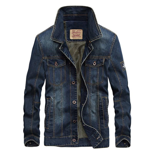 Mens Denim Jacket Autumn Fashion Men's Jeans Jackets Coats Winter Men Plush Thicken Warm Jacket