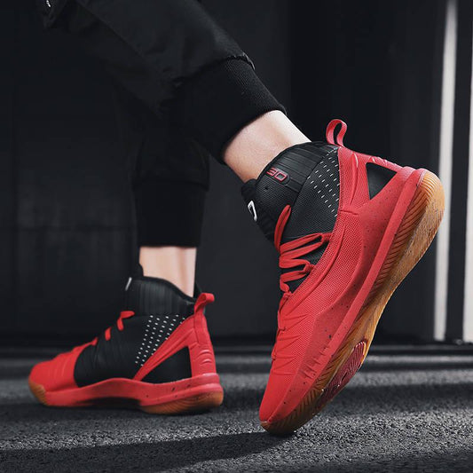 Men Shoes Breathable Anti-slip Wearable Basketball Sneakers Outdoor Sports Shoes
