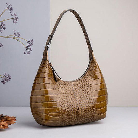 Atmospheric Underarm Bag Ladies Large Capacity Trendy Fashion Leather Bag Shoulder Bag