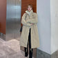 Winter Cotton Parka Jacket Ladies Loose Lamb Wool Cotton Jack Tooling Mid-length Thick Jacket Winter Warm Loose Casual Cotton Jacket