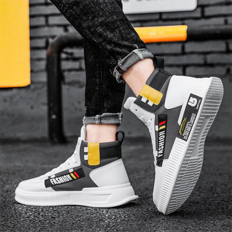 Men's Shoes Korean All-match Trend High-top Sports Shoes Casual Men's Shoes