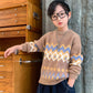 Boys and Girls Sweaters Autumn and Winter Children's Clothing Thickened Warm Bottoming Sweater Knitted Sweater