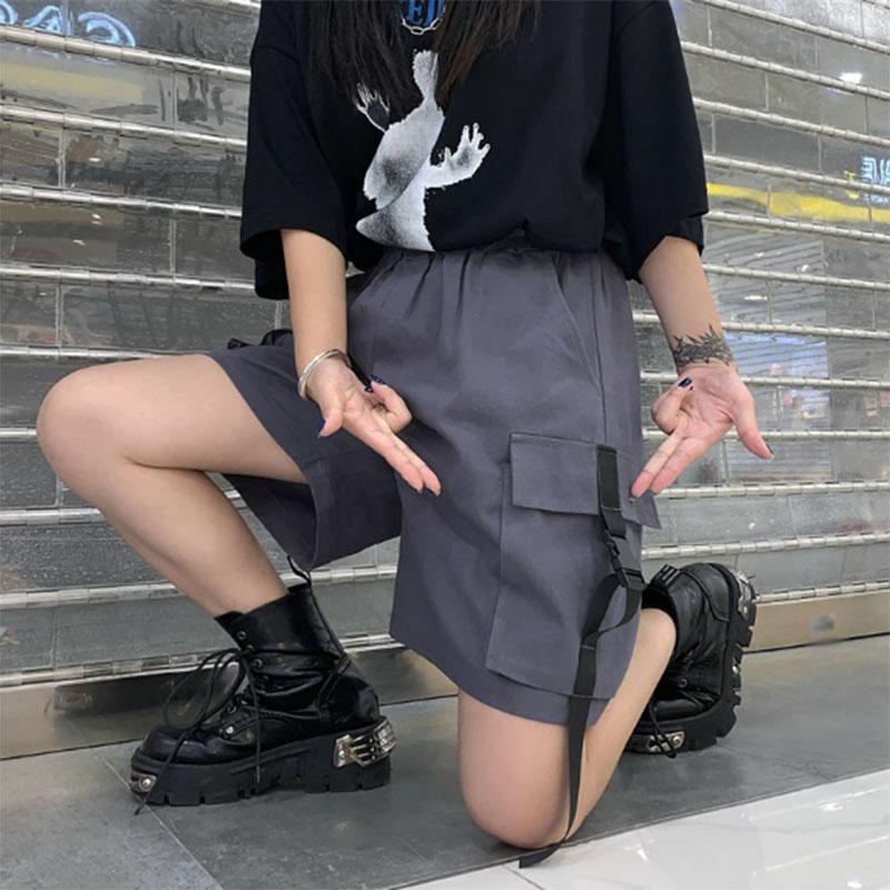 Shorts Women's Loose Trend All-match Thin Wide-leg Five-point Pants Overalls Shorts Women's Summer