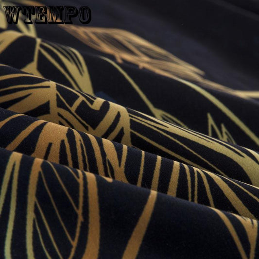 Home Decor Fashion Embroidery Duvet Cover with Pillow Cases Quilt Cover 3 Pcs Bedding Set