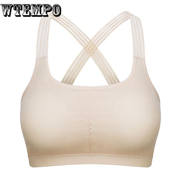 Sexy Bralette Sport Bra Women Fitness Cross Backless Yoga Bra Patchwork Gym Running Tank Crop Tops