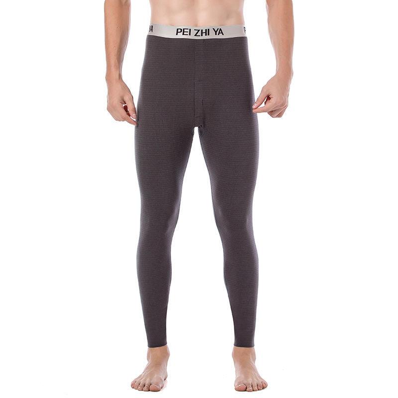 Men Winter Thermal Pants Male Autumn Tight Pants Thicken Windproof Comfortable Soft Lining High Elasticity Slim Wearable Versatile Spring Sweatpants