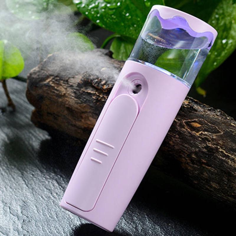 Nano Spray Hydrating Instrument Charging Treasure Dual-purpose Portable Facial Humidification Beauty