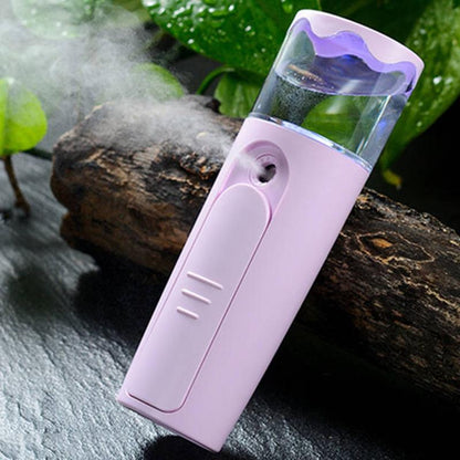 Nano Spray Hydrating Instrument Charging Treasure Dual-purpose Portable Facial Humidification Beauty