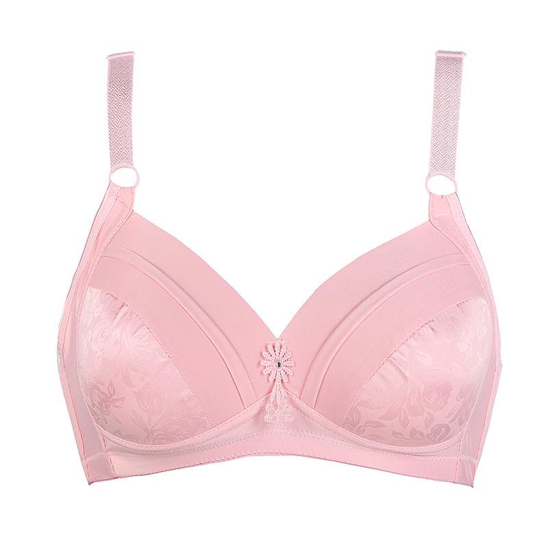 Large Size Women's Underwear Thin Section No Steel Ring Bra Light and Thin Breathable Gathers Breasts and Prevents Sagging