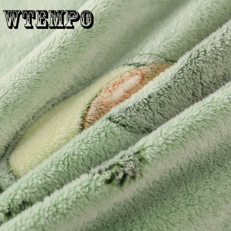 3pcs Winter Snow Fleece Four-piece Bedding Thick Velvet Coral Velvet Flannel Dormitory Duvet Cover