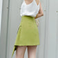 Irregular Tight-fitting Pleated A-line Skirt Women's High Waist Slim Skirt Sexy Summer Skinny Hip Short Skirt