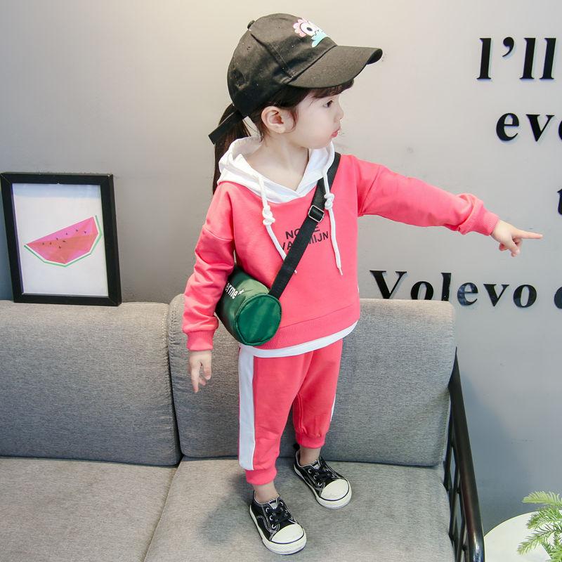 Girls and Boys Suits Spring and Autumn Clothes Children's Sports Sets Children's Clothes Two-piece Korean Sweaters