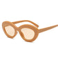 Cat Eye Sunglasses Women Retro Black Red Glsases Brand Designer Fashion Ladies Sun Glasses Oval Eyeg