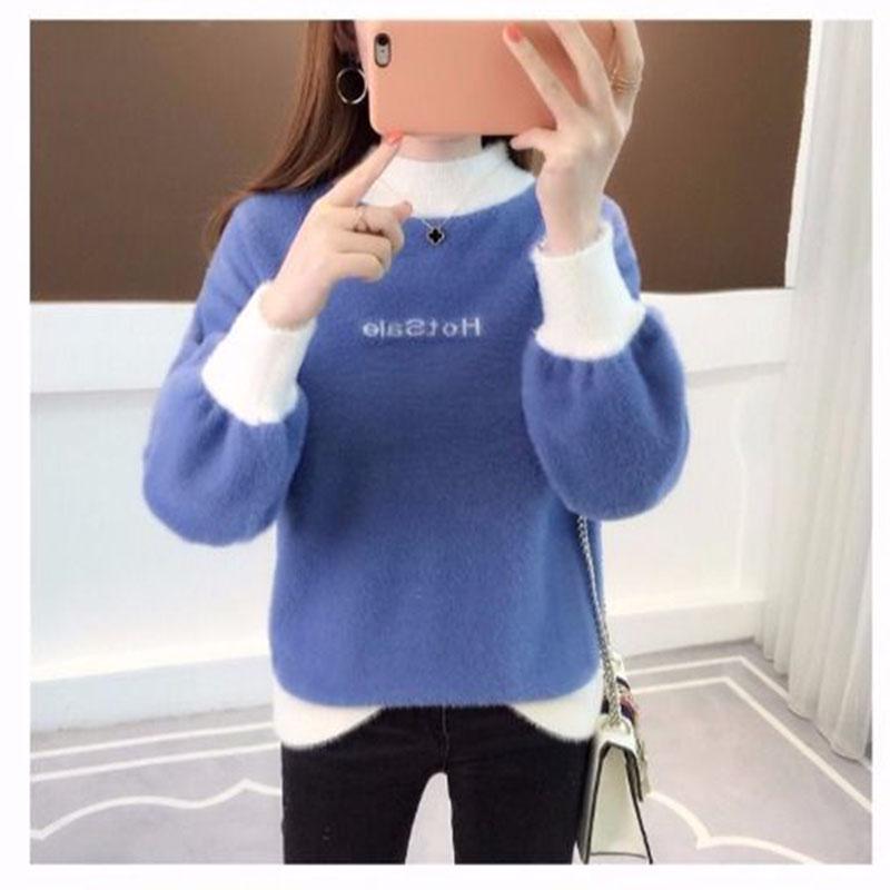Autumn and Winter Thick Sweater European and American Style Jacket Loose Casual Young Women's Top