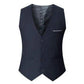 Plus Fat Plus Size Suit Vest Men's Business Professional Formal Wear Suit Vest Groom Groomsmen Group Formal Vest