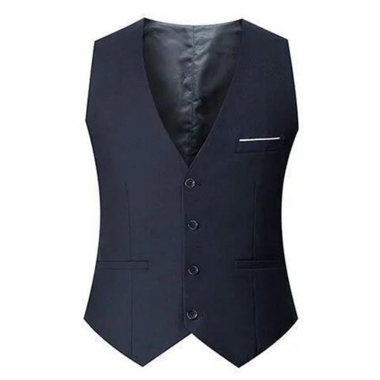 Plus Fat Plus Size Suit Vest Men's Business Professional Formal Wear Suit Vest Groom Groomsmen Group Formal Vest