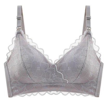 Fashionable Lace Thin Breathable Nursing Bra Postpartum Anti-sagging During Pregnancy, Soft and Comfortable Sleep Nursing Underwear