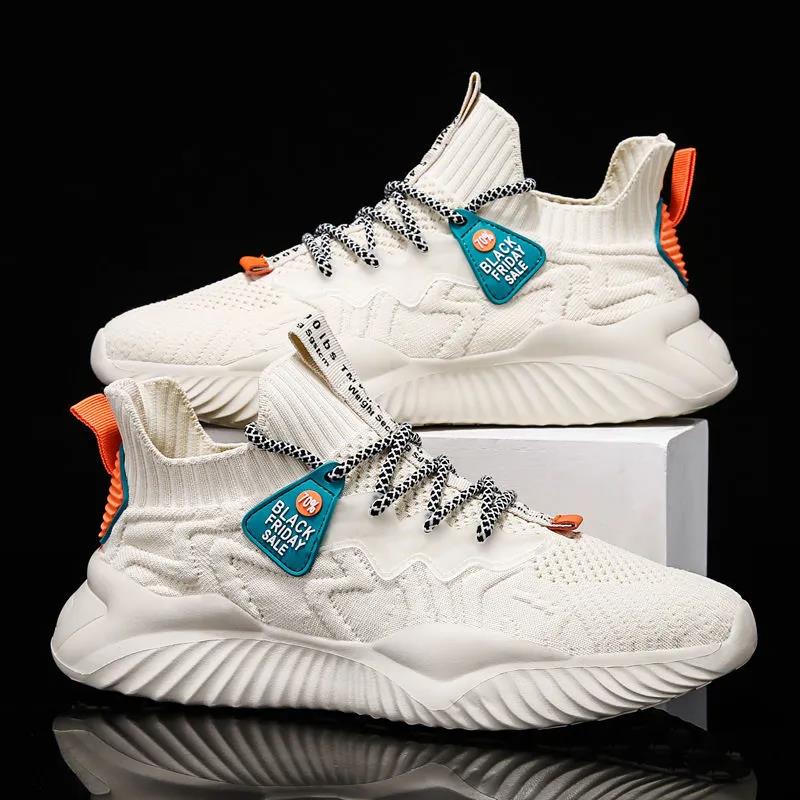 Men's Spring and Summer Lightweight Soft Sneakers Autumn Large Size Soft Sole Running Walking Sports Shoes