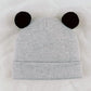 Cute Cotton Wool Ball Cap Baby Hat Spring Autumn Winter Newborn Baby Hat Soft Skin-friendly Berets Warm Solid Color Hat