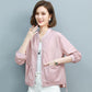 Printed Solid Color Sun Protection Clothing Women's Long-sleeved Light Women's Short Jacket Casual All-match Summer Sun Protection Shirt