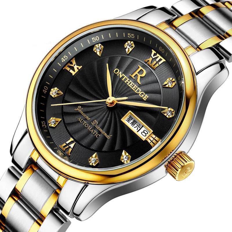 Men Mechanical Watch Man Watches Top Brand Luxury Leather Skeleton Design