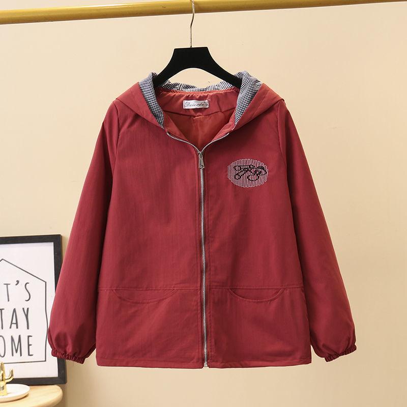 Spring and Autumn Large Size Ladies Baseball Clothes Short Jacket Loose Casual Jacket Top