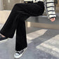 Corduroy Wide-leg Pants Women's Small Fall/winter Drape Loose High-waist Casual Sports Mopping Pants Western-style Straight-leg Pants