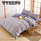 4pcs Home Textile Simple Bedding Sets Duvet Cover  Flat Bed Sheet Queen/king Bedclothes Soft Pillowcases