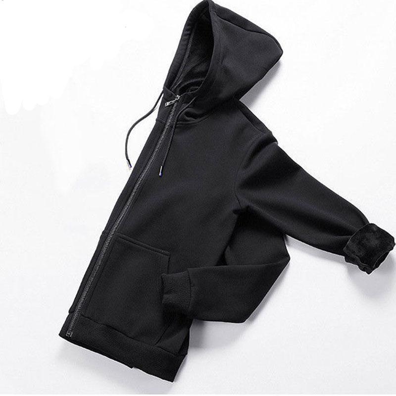 Autumn Winter Spring Thin Comfortable Suit Men's Cardigan Hooded  Jacket Men's Korean Version Casual Thin Sports Men's Top