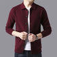 Autumn Jacket Men's Lapel Knit Cardigan Trend Young Knit Casual Outerwear Jacket